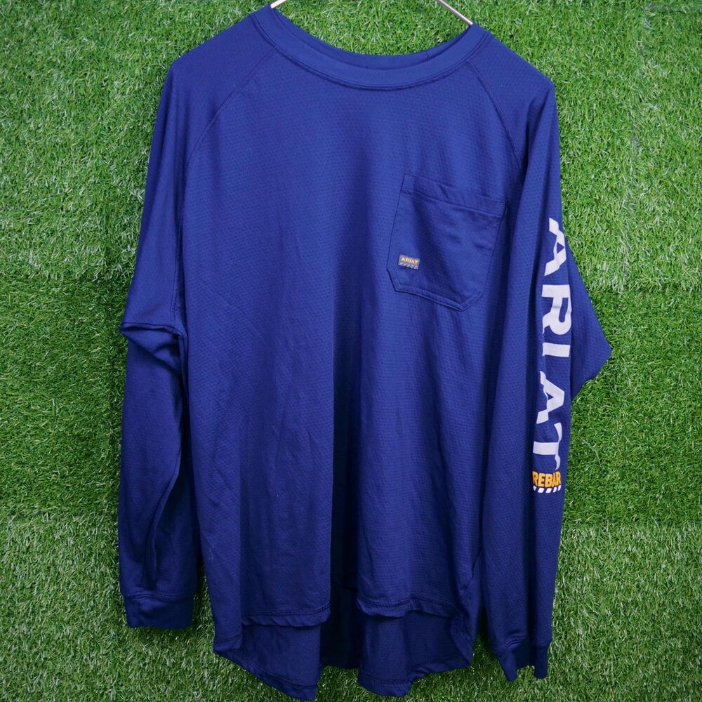 Ariat Rebar Crew Neck Long Sleeve Shirt – Men's Size XL